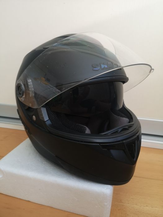 Casca moto omologata Shark Technology cu ochelari soare integrati