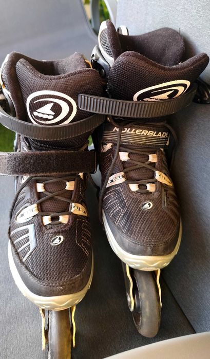 Role profesionale Rollerblade cadru metalic gheată confortabilă mărime 39 unisex