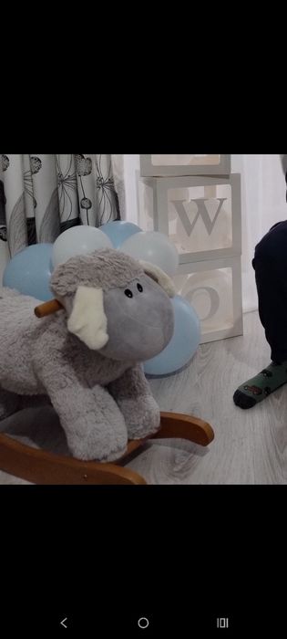 Balansoar lemn oiță cu muzică