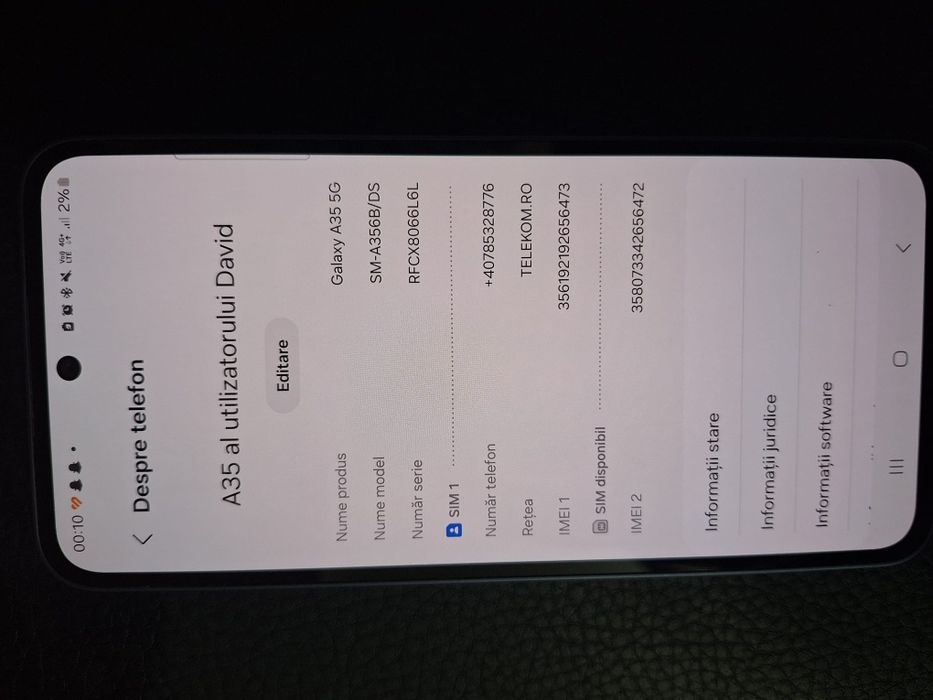 Samsung galaxy A35 5G 256 GB