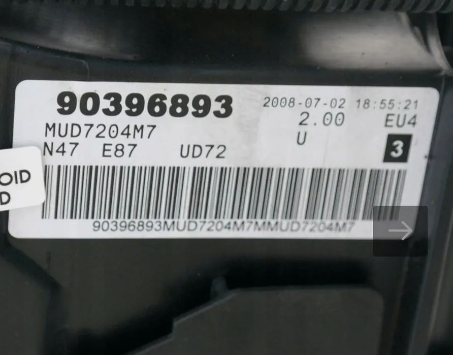 motor n47d20a  2.0 diesel  177cp 2008 e90 e60