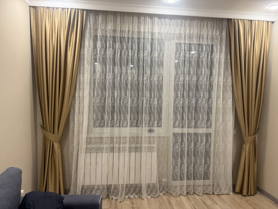 Шторы и тюль продам 5000 тг