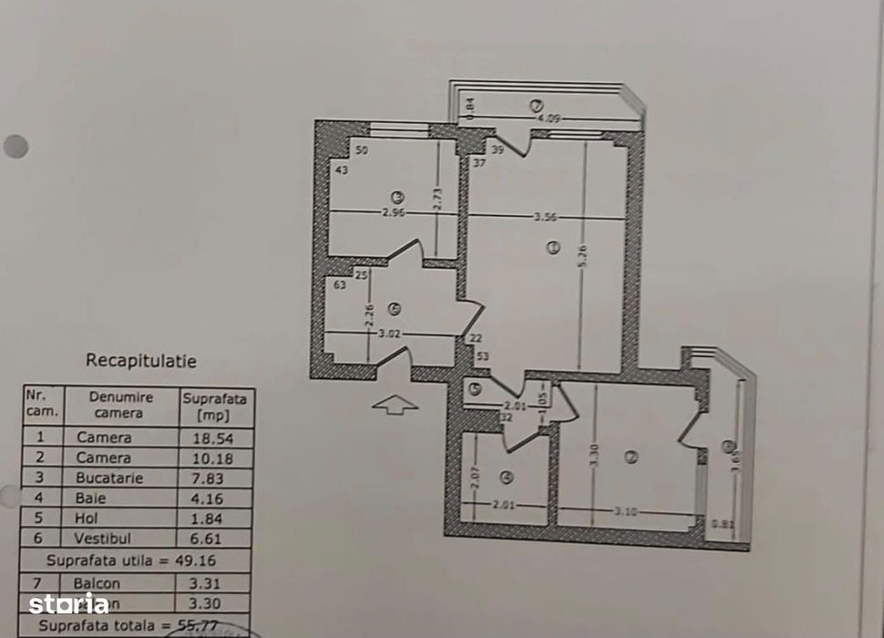 Apartament 2 camere de vânzare – Obor | Comision 0