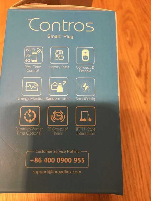Priza Smart Plug Contros contor consum Wireless, Broadlink model SP3