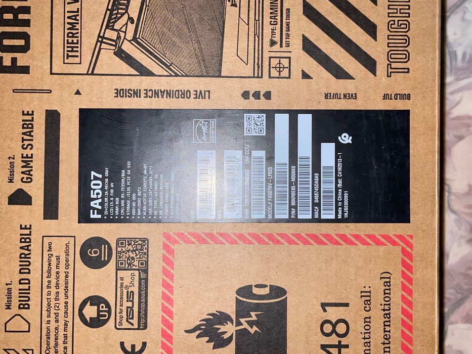 Asus tuf gaming A15 RTX4060