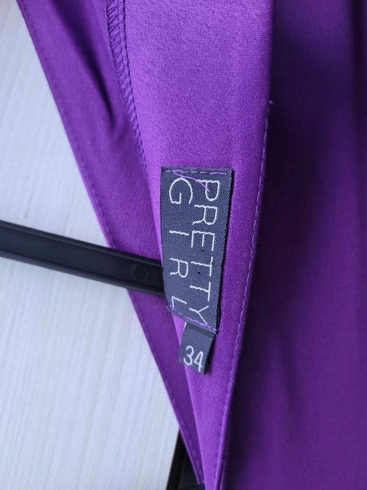 Rochie eleganta din tafta satinata violet pt. fete / domnisoare  mar.34 / XS    marca Pretty Girl