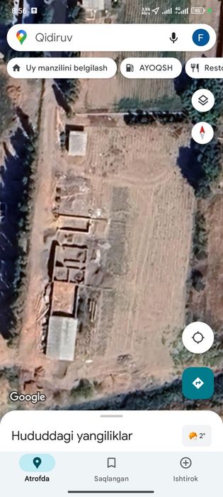 Nurafshon shaxrida 5 sotx yer sotiladi