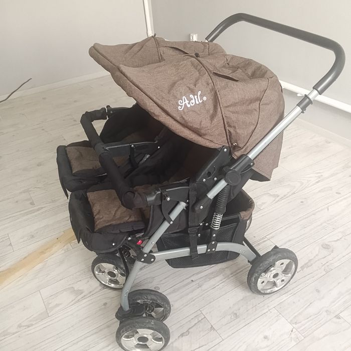 Коляска для двойни б/у