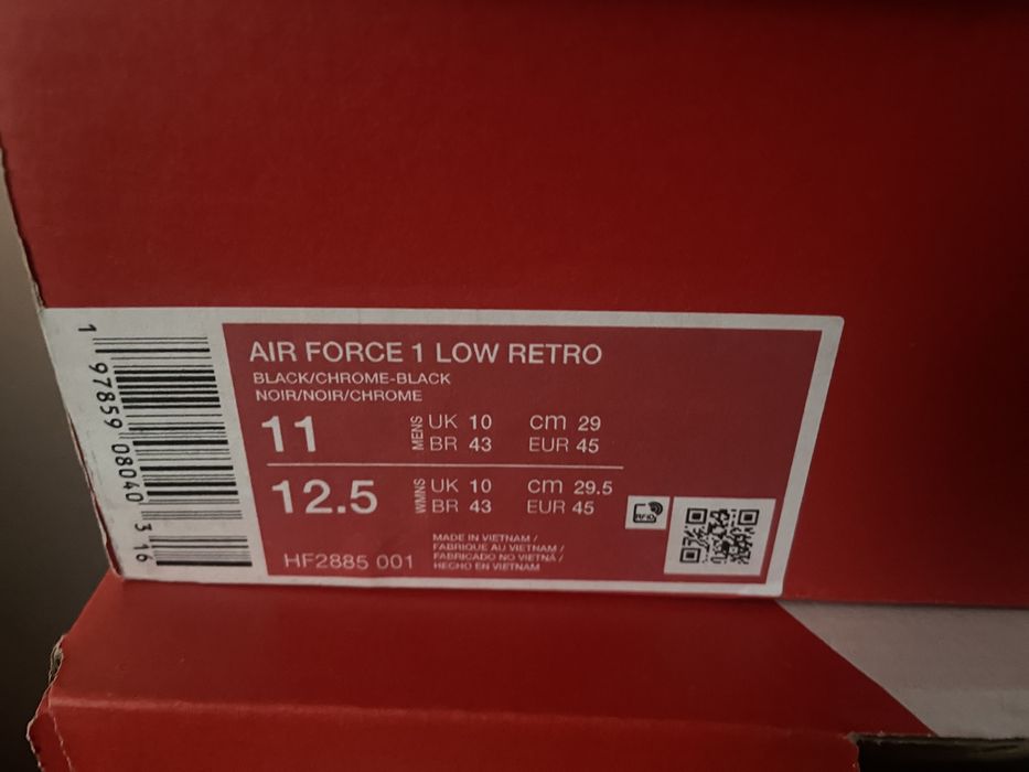 Nike Air Force 1 Low "All-Star" 45 номер 29 см