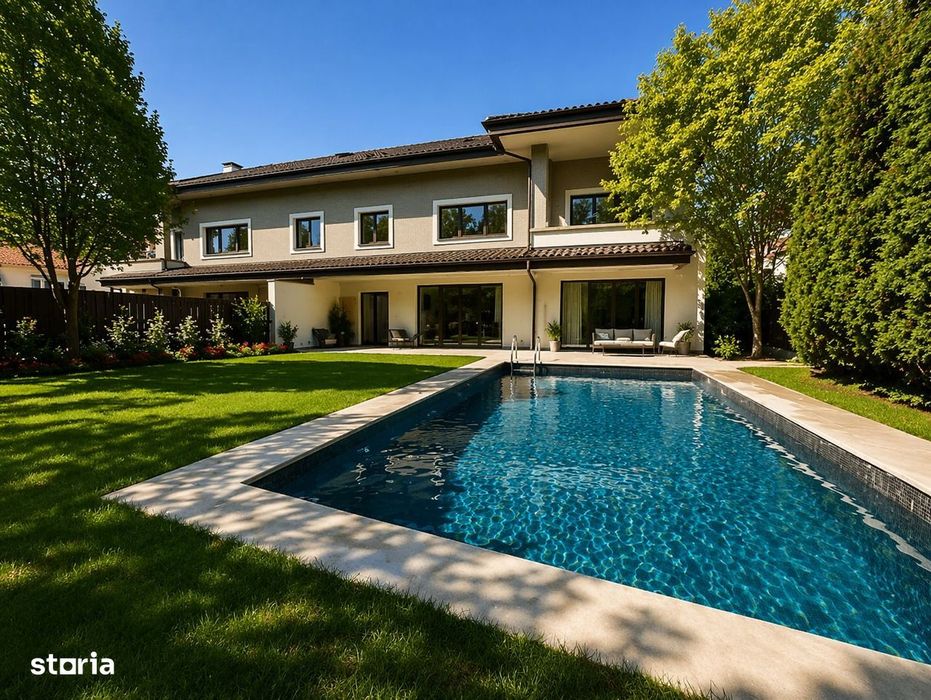 Vila duplex premium cu piscină | Oxford Gardens – Pipera | Lângă pădur