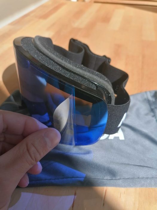 Ochelari schi snowboard Nevica  noi, anti-fog, protecție UV 400, model OTG compatibili cu ochelari de vedere, pouch inclus