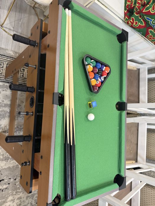 Настольная игра футбол и бильярд