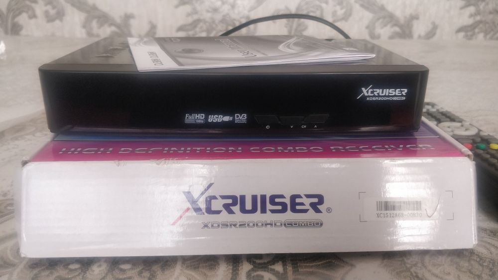 Xcruiser XDSR200HD combo tuner yangi Oʻzbek va Europa kanallari uchun