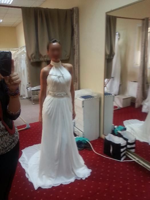 Rochie de mireasa „SPOSA TOSCANA”,, stil greque,marime S(36)