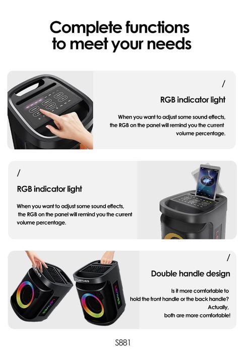 Lenyes S881 karaoke kalonka