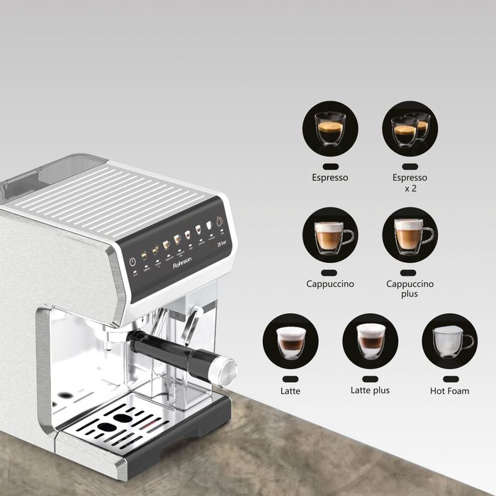 Нова еспресо машина с млечна система Rohnson 98080 20 bar