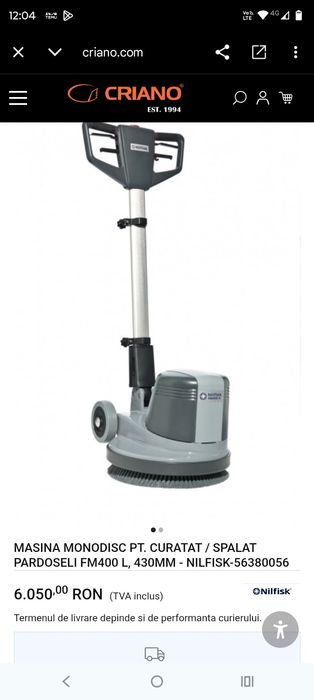 Vând Monodisc+ aspirator