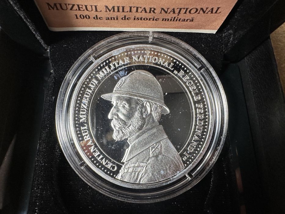 Medalie argint 999 Proof 47g Muzeul Militar