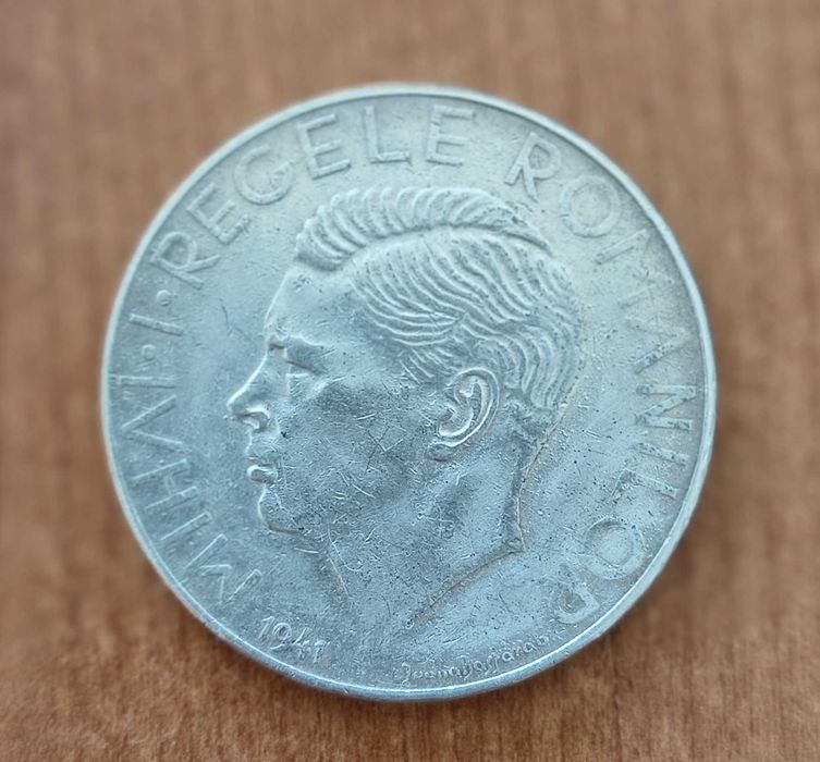 500 Lei 1941 Regele Mihai I, argint, inscripție pe cant, stare bună - 390 lei negociabil