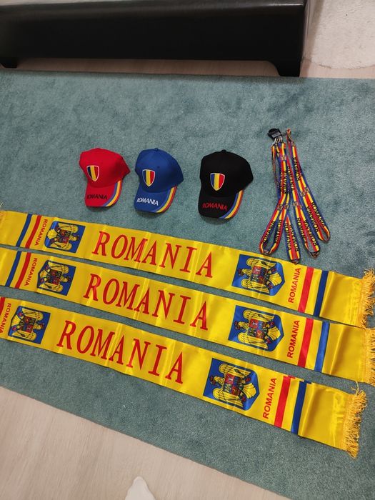 Eșarfă Romania / Șapcă Romania / Șnur Cheie Romania Șnur Ecuson
