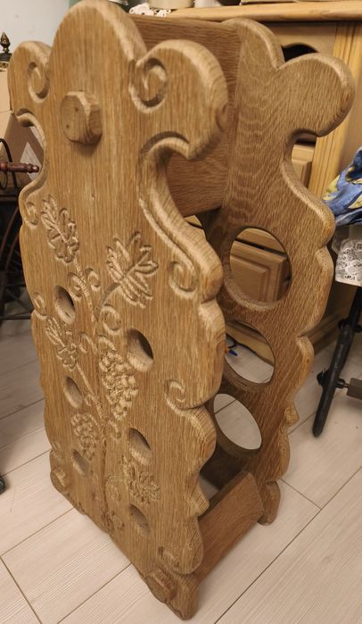 Suport sticle vin lemn masiv