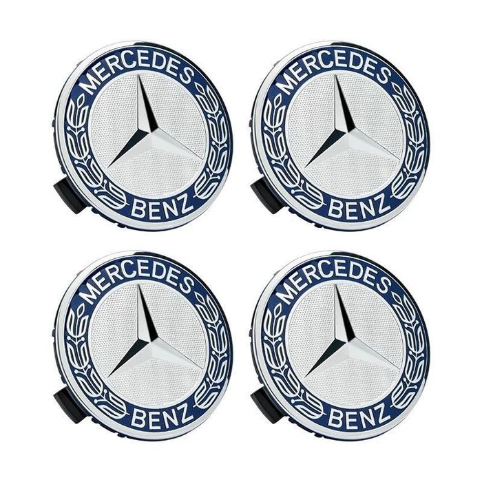Колпачки на диски Mercedes Benz 4 шт | Эмблема