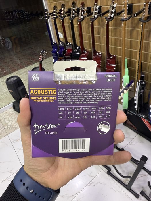 Gitara akustik struna Deviser