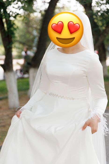 Свадебное платье , после химчистки