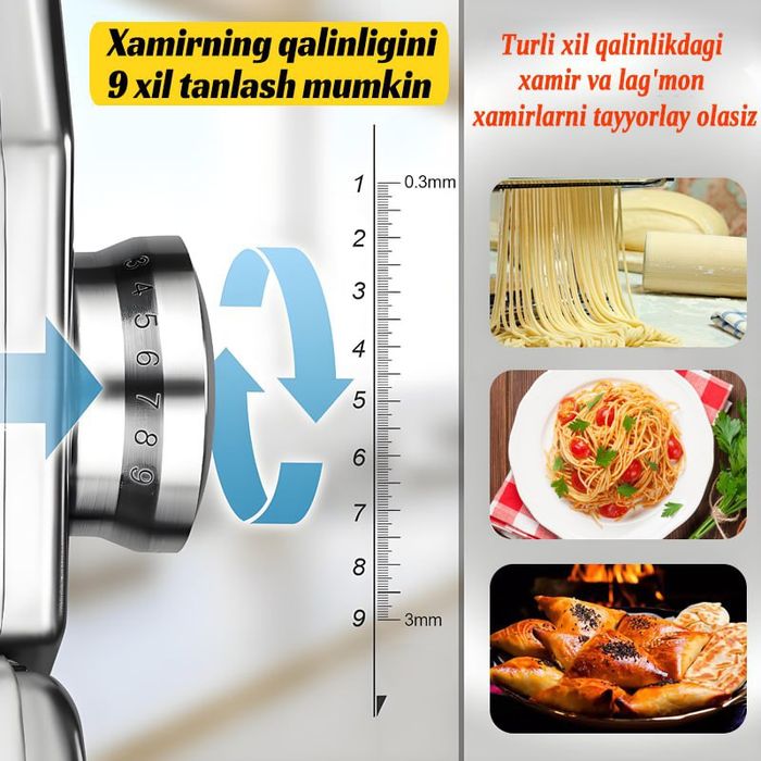 Pressli makaron tayyorlagich + Ko‘chma blender