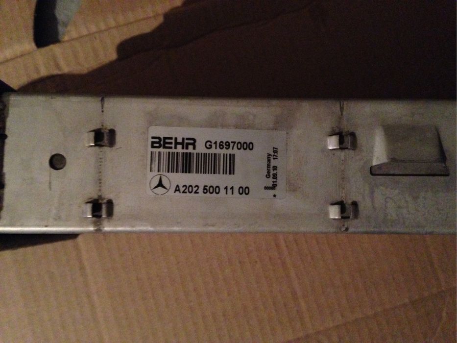 интеркулер mercedes