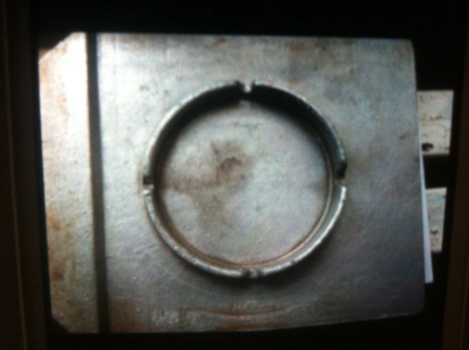 tava gratar  masiv din bronz cupru si aluminiu masiv