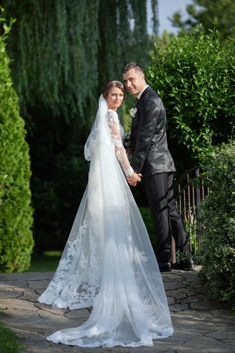 Булчинска рокля с Воал