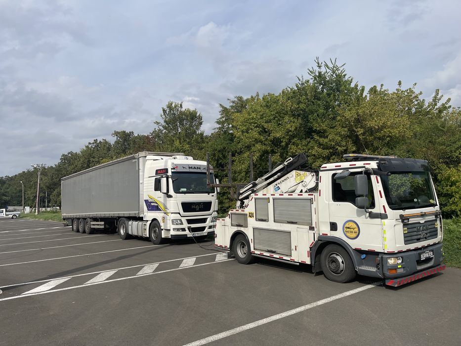 Tractari camioane,remorcari tir,utilaje,masini cu garda joasa