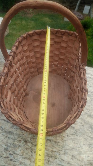 Стара Плетена кошница -2 броя Пазарски чанти.