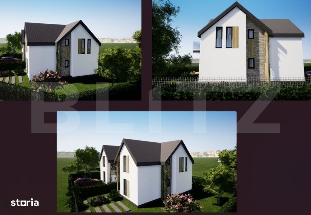 Casa tip duplex, 120 mp, intrare in Odoreu cartier rezidential