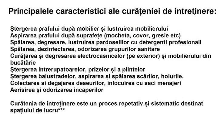 Curatenie la domiciliu Bucuresti/Ilfov