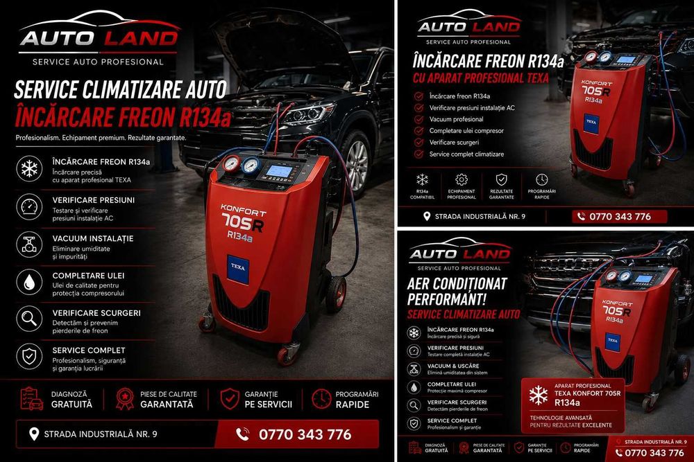 Incarcare Freon Auto/Service Climatizare Profesional