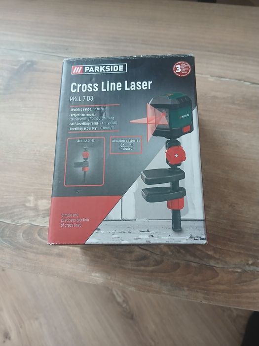 Лазер с кръстосани линии Parkside