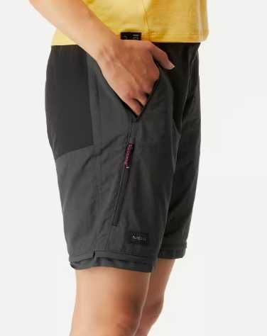 Pantalon Modulabil Trekking Munte MT100 Gri Damă Marime : 40 (L31)