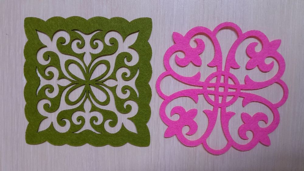 орнаменты из фетра