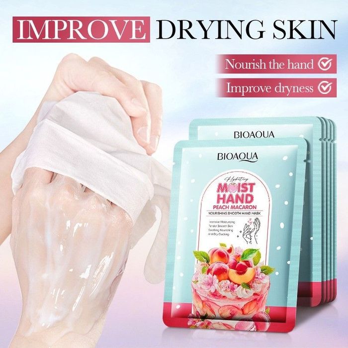 Маска для рук с персиком