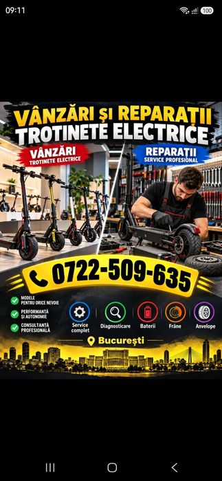 Vand Trotinetă Electrică Xiaomi – Stare Foarte Bună, Verificată, Gata De Utilizare