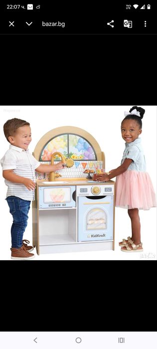 Детска дървена кухня kid kraft