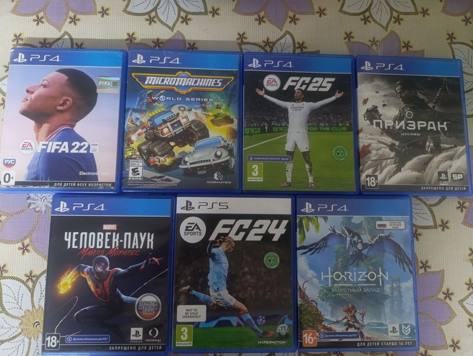Продам игры на Пс4,5