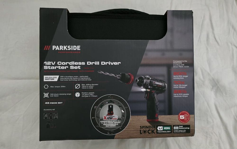 Set Autofiletantă Parkside Performance la 12v