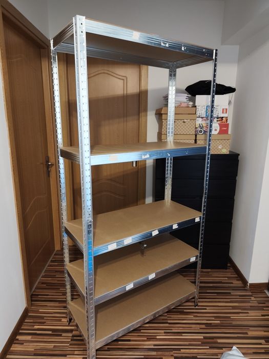 Raft Metalic Reglabil Etajera Metalica 5 polite 175kg fiecare 180 x 90 x 40 cm - depozit, depozitare