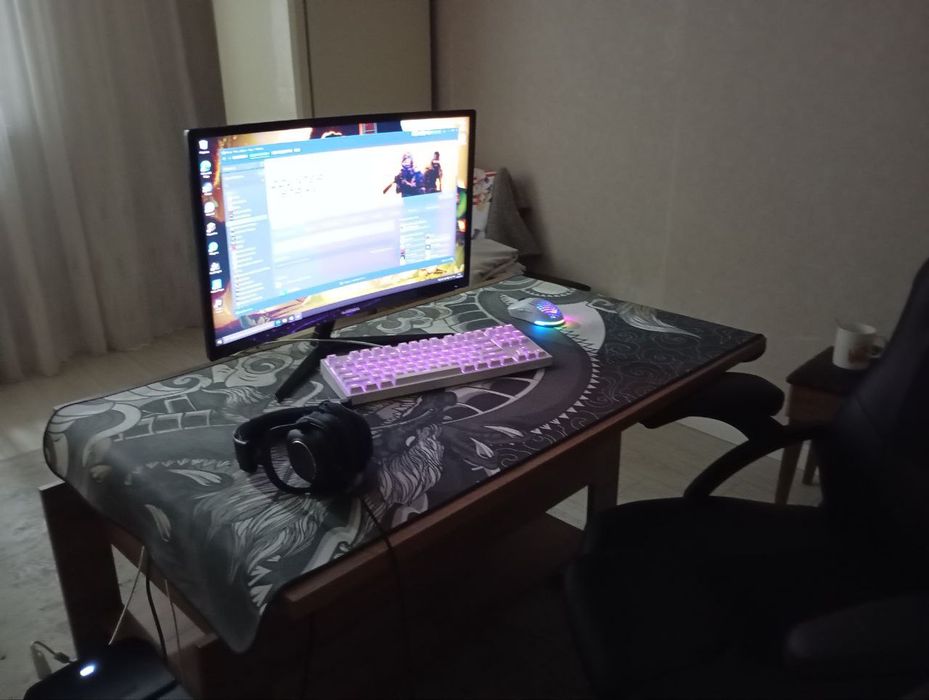 Игровой компьютер комплект с креслом