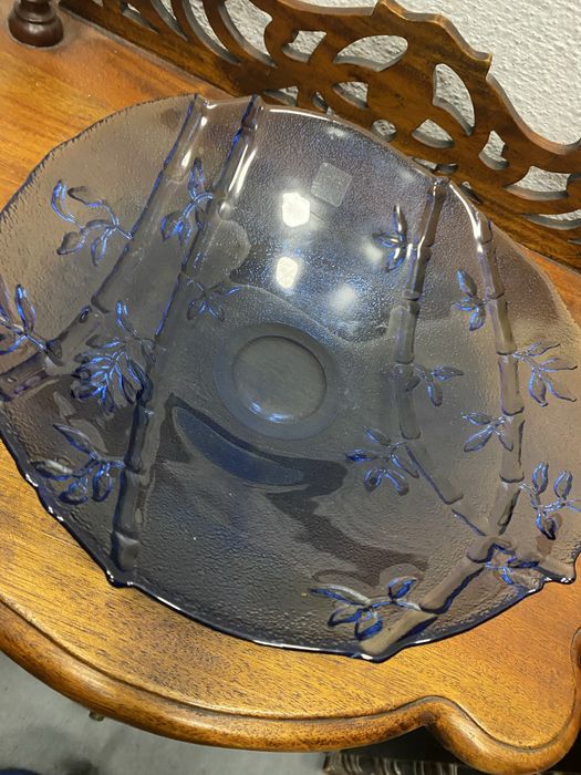 Италианска фруктиера  от цветно стъкло