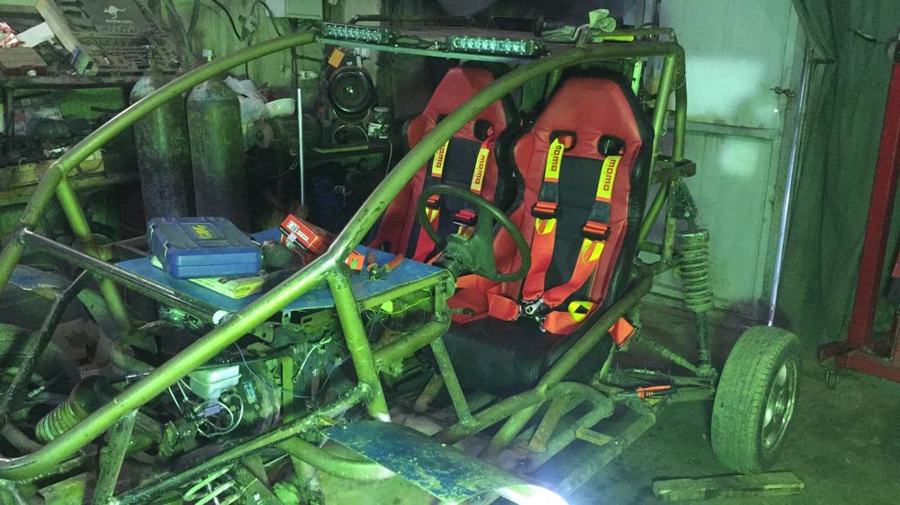 Багги самоделки ДВС 1.3 гольф