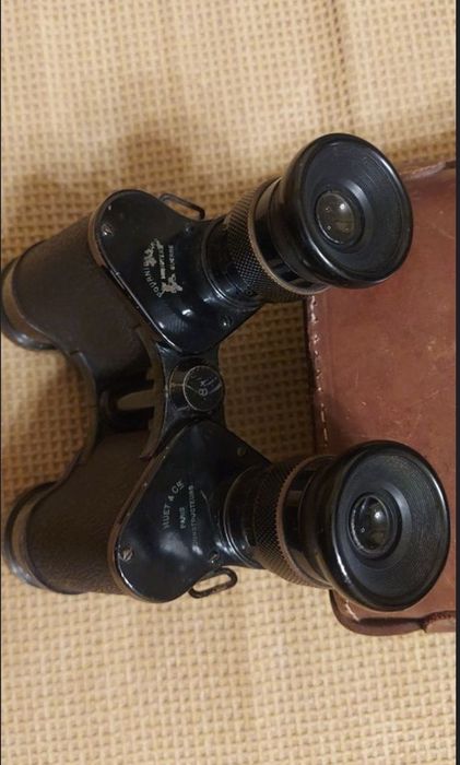 Binoclu Telemetru  WW1 Joules Huet reticul superb
